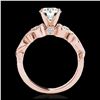 Image 2 : 1.15 ctw H-SI/I Diamond Solitaire Ring 10K Rose Gold - REF-190K9W - SKU:34811