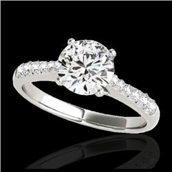 1.25 ctw H-SI/I Diamond Solitaire Ring 10K White Gold - REF-190V9Y - SKU:34819