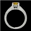 Image 2 : 1.45 ctw SI Intense Yellow Diamond Ring 10K White Gold - REF-231Y8X - SKU:34763