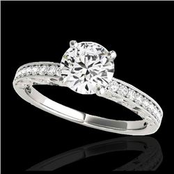 1.43 ctw H-SI/I Diamond Solitaire Ring 10K White Gold - REF-229F3N - SKU:34612