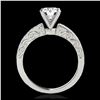 Image 2 : 1.43 ctw H-SI/I Diamond Solitaire Ring 10K White Gold - REF-229F3N - SKU:34612