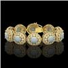 Image 1 : 40.37 ctw Opal & Diamond Bracelet 14K Yellow Gold - REF-1402Y4X - SKU:43729