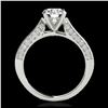 Image 2 : 1.60 ctw H-SI/I Diamond Solitaire Ring 10K White Gold - REF-197M7F - SKU:34916