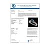 Image 4 : 1.22 ctw Intense Blue Diamond Ring 10K White Gold - REF-147X2R - SKU:36537