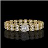 Image 1 : 13.54 ctw Oval Diamond Bracelet 18K Yellow Gold - REF-1529A6V - SKU:46229