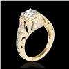 Image 2 : 1.25 ctw H-SI/I Diamond Solitaire Ring 10K Yellow Gold - REF-160V9Y - SKU:34668