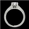 Image 2 : 1.45 ctw H-SI/I Diamond Solitaire Ring 10K White Gold - REF-245V5Y - SKU:34756