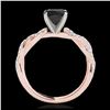 Image 2 : 1.25 ctw VS Black Diamond Solitaire Ring 10K Rose Gold - REF-41Y2X - SKU:35236
