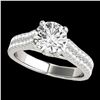 Image 1 : 2.11 ctw H-SI/I Diamond Ring 10K White Gold - REF-334M3F - SKU:35464