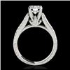 Image 2 : 2.11 ctw H-SI/I Diamond Ring 10K White Gold - REF-334M3F - SKU:35464