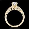 Image 2 : 1.25 ctw H-SI/I Diamond Solitaire Ring 10K Yellow Gold - REF-118M6F - SKU:34740