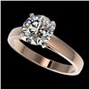 Image 1 : 2 ctw H-SI/I Diamond Ring 10K Rose Gold - REF-630X2R - SKU:33030