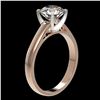 Image 3 : 2 ctw H-SI/I Diamond Ring 10K Rose Gold - REF-630X2R - SKU:33030