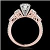 Image 2 : 2 ctw H-SI/I Diamond Solitaire Ring 10K Rose Gold - REF-166W4H - SKU:35472