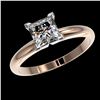 Image 2 : 1.25 ctw VS/SI Princess Diamond Ring 10K Rose Gold - REF-372H3M - SKU:32917