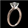 Image 3 : 1.25 ctw VS/SI Princess Diamond Ring 10K Rose Gold - REF-372H3M - SKU:32917