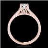 Image 2 : 1 ctw H-SI/I Diamond Solitaire Ring 10K Rose Gold - REF-184W3H - SKU:35156