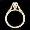 Image 2 : 1.20 ctw H-SI/I Diamond Solitaire Ring 10K Yellow Gold - REF-190W9H - SKU:34972