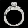 Image 2 : 1.76 ctw H-SI/I Diamond Bypass Solitaire Ring 10K White Gold - REF-216A8V - SKU:35036