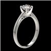 Image 3 : 0.97 ctw H-SI/I Diamond Ring 10K White Gold - REF-199R5K - SKU:36495
