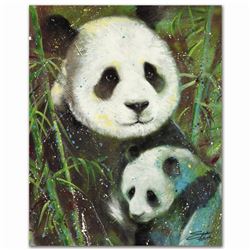 "Love" Limited Edition Giclee on Canvas by Stephen Fishwick, Numbered and Signed. This piece comes G