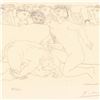 Image 2 : Picasso (1881-1973), "Minotaur Vaincu (Bloch 197)" Framed Limited Edition Lithograph, Numbered 169/3