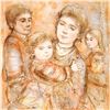 Image 2 : "Portrait of a Family" Limited Edition Lithograph (28" x 40.5") by Edna Hibel (1917-2014), Numbered 