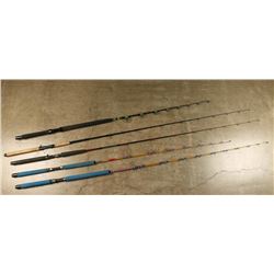 Lot of 5 Fishing Rods