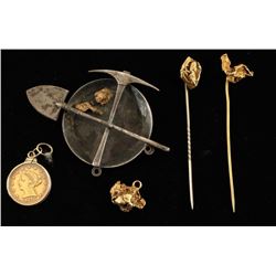 Gold Nugget Jewelry Lot