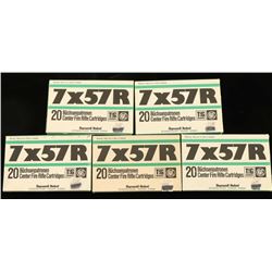 (5) Boxes 7X57R Ammo
