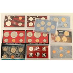 Lot of 6 Coin Sets