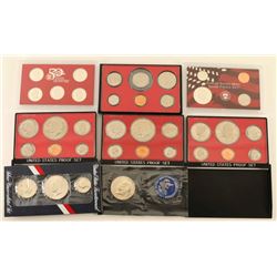 Lot of 7 Coin Sets