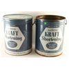 Image 1 : Lot of 2 Antique Shortening Tins