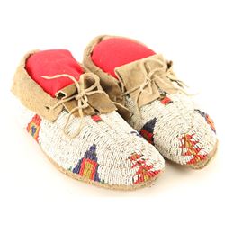 Beaded Cheyenne Moccasins