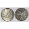 Image 2 : 1890-O AND 1890-S MORGAN SILVER DOLLARS