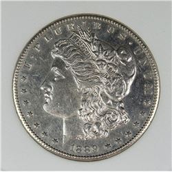 1889-CC MORGAN SILVER DOLLAR