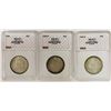 Image 1 : THREE 1936 RHODE ISLAND HALF DOLLARS