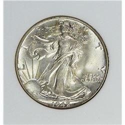 1942 WALKING LIBERTY HALF DOLLAR