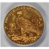 Image 2 : 1909-D $5.00 GOLD INDIAN