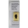 Image 1 : 2016 1/10 OZ GOLD BAR