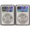 Image 2 : (2) 2016 AMERICAN SILVER EAGLES