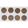 Image 2 : (8) LINCOLN CENTS