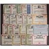 Image 1 : 100 MIXED LARGE STOCK CERTIFICATES