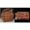 Image 1 : Old basket with handles standing 7 tal