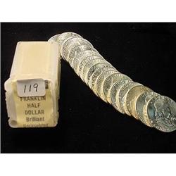 Roll of (20) 1962-D Franklin Half Dolla