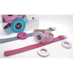 Cherie Dori Chameleon watch with interc