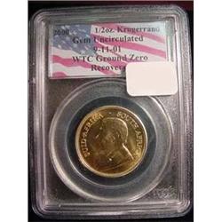 2000 1/2 oz. Krugerrand - Certified Wor