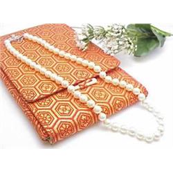 Pearl necklace 6.5-7mm 16 sterling sil