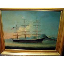 Maritime China Trade painting from the 