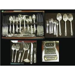 Set of Royal Danish Sterling, 139oz, se